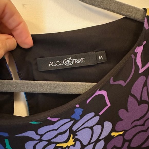 Alice and Trixie Floral Silk Dress - Picture 4 of 6